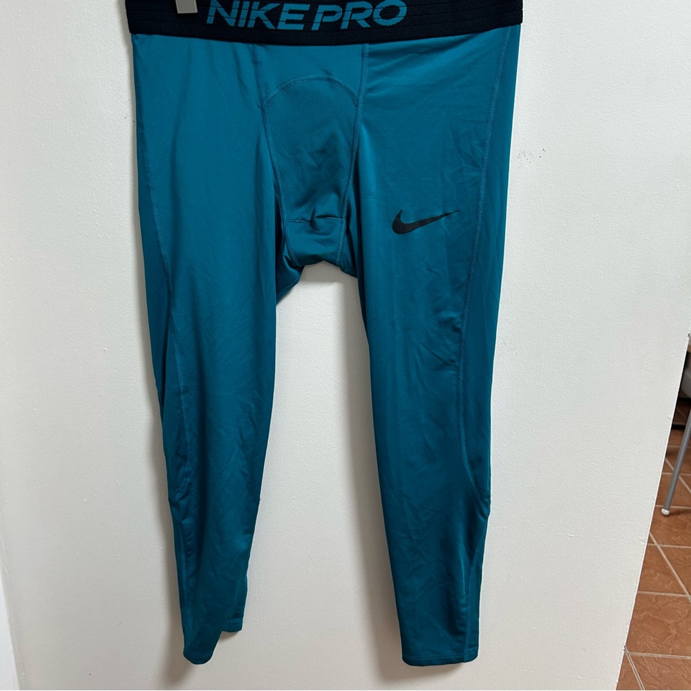 NIKE DRI-FIT Tight pants “TEAL” XL